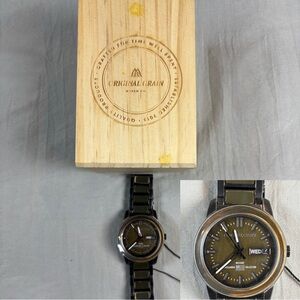 Original Grain Reclaimed Military Collection Wrist Watch 42mm Stonewashed